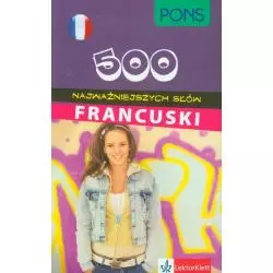 500 NAJWAŻNIEJSZYCH SŁÓW FRANCUSKI - LektorKlett