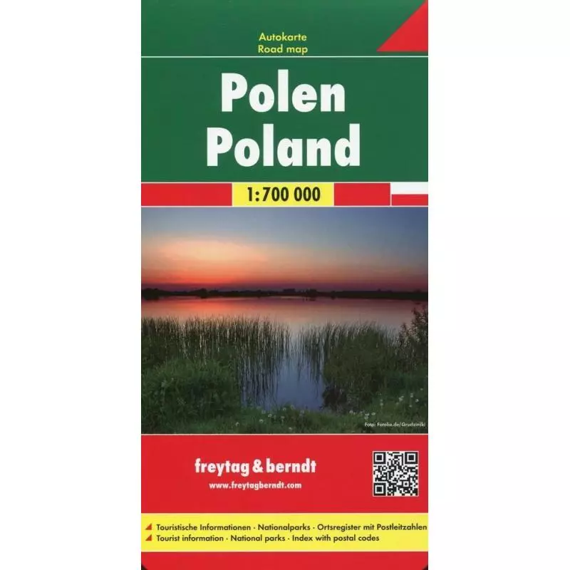 POLSKA MAPA SAMOCHODOWA 1:700 000 - Freytag&berndt