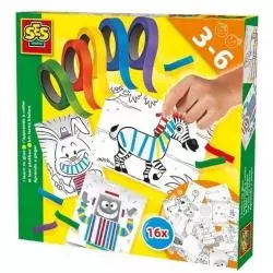 JUŻ UMIEM PRZYKLEJAĆ ZESTAW KREATYWNY 3-6 LAT - SES Creative