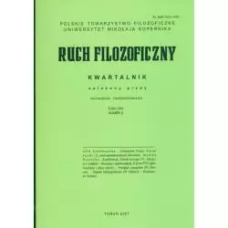 RUCH FILOZOFICZNY Lech Gumański - Wydawnictwo Naukowe UMK
