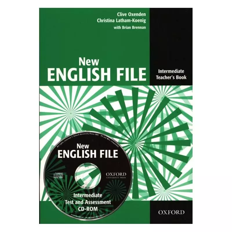 ENGLISH FILE NEW INTER PODRĘCZNIK NAUCZYCIELA + CD Clive Oxenden, Christna Latham-Koening, Brian Brennan - Oxford University...