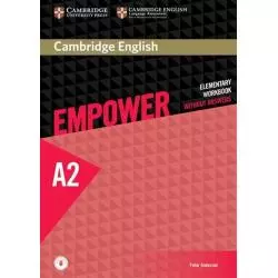 CAMBRIDGE ENGLISH EMPOWER ELEMENTARY WORKBOOK Peter Anderson - Cambridge University Press