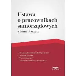 USTAWA O PRACOWNIKACH SAMORZĄDOWYCH Z KOMENTARZEM - Infor