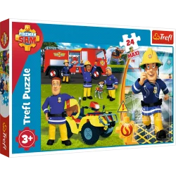 DZIELNY STRAŻAK SAM PUZZLE 24 MAXI 3+ - Trefl