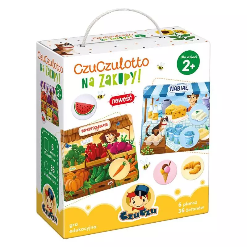 NA ZAKUPY GRA EDUKACYJNA CZUCZULOTTO 2+ - Bright Junior Media