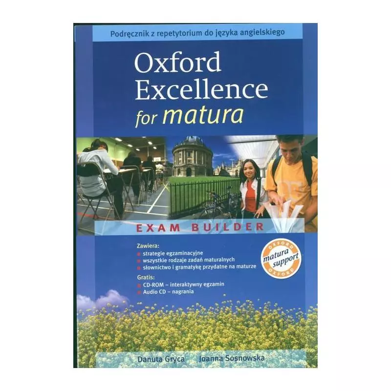OXFORD EXCELLENCE FOR MATURA PODRĘCZNIK Z REPETYTORIUM Z PŁYTĄ CD Danuta Gryca, Joanna Sosnowska - Oxford University Press