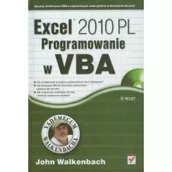 EXCEL 2010 PL PROGRAMOWANIE W VBA John Walkenbach - Helion