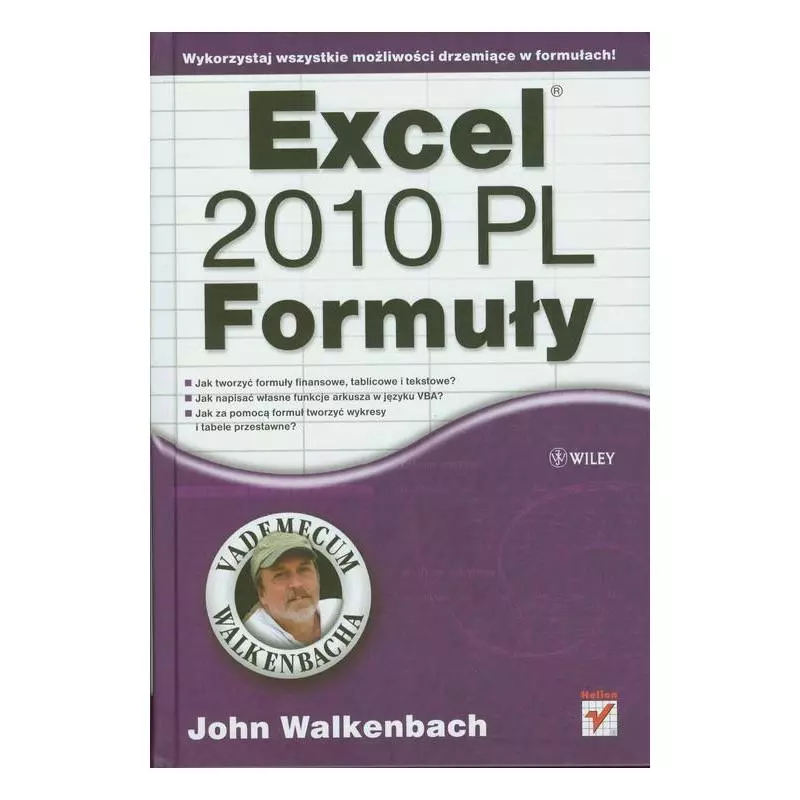 EXCEL 2010 PL FORMUŁY John Walkenbach - Helion
