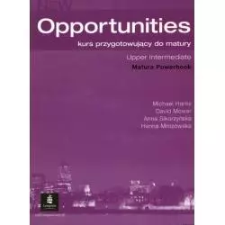 NEW OPPORTUNITIES UPPER-INTERMEDIATE MATURA POWEROOK Anna Sikorzyńska, Michael Harris - Pearson