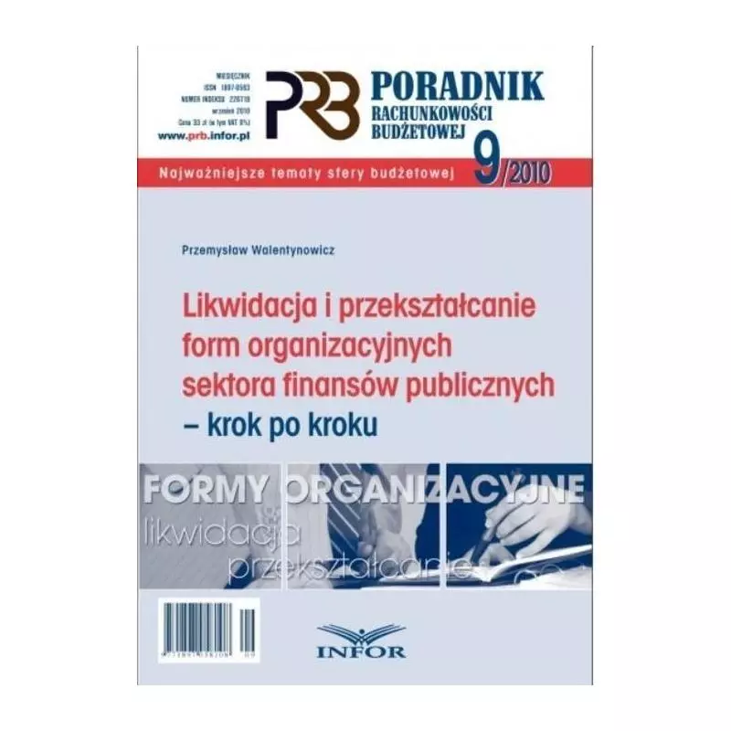 PORADNIK RACHUNKOWOŚCI BUDŹETOWEWJ INWENTARYZACJA KROK PO KROKU 10/2009 Izabela Motowilczuk - Infor