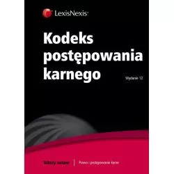 KODEKS POSTĘPOWANIA KARNEGO