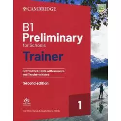 B1 PRELIMINARY FOR SCHOOLS TRAINER 1 FOR THE REVISED EXAM FROM 2020 - Cambridge University Press