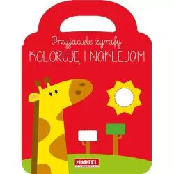 PRZYJACIELE ŻYRAFY KOLORUJĘ I NAKLEJAM - Martel