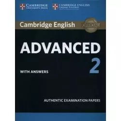 CAMBRIDGE ENGLISH ADVANCED 2 ĆWICZENIA Z KLUCZEM - Cambridge University Press