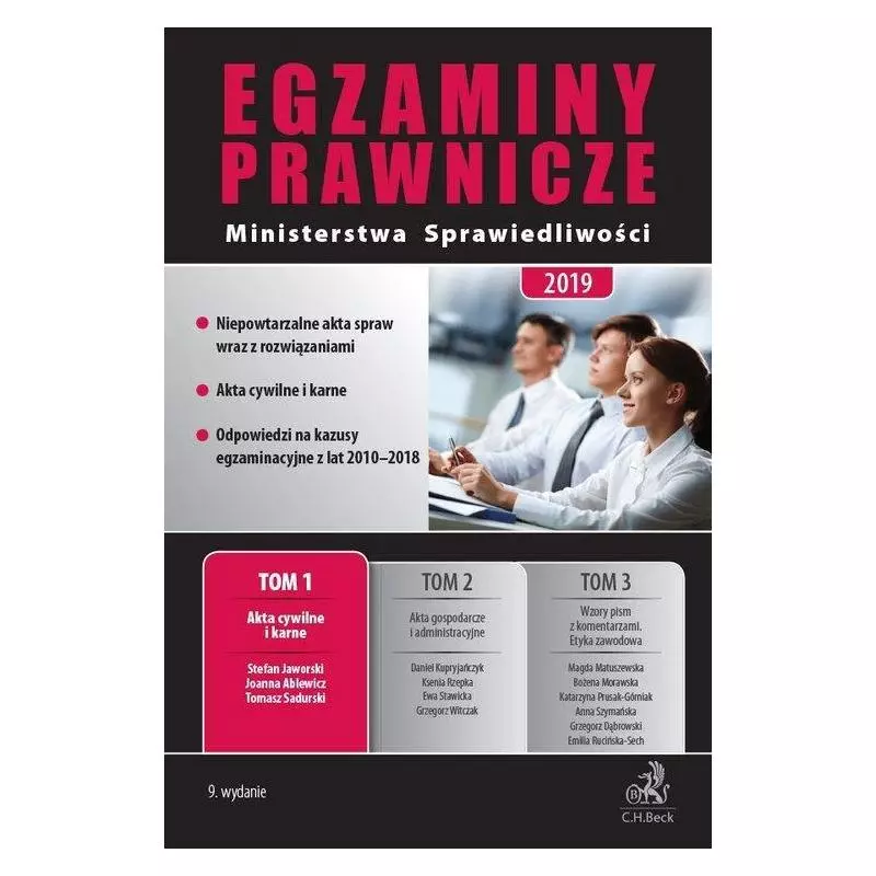 EGZAMINY PRAWNICZE MINISTERSTWA SPRAWIEDLIWOŚCI 1 AKTA CYWILNE I KARNE Stefan Jaworski - C.H. Beck