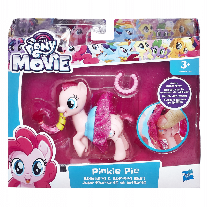KUCYKI W WIRUJĄCYCH SUKIENKACH, FIGURKA PINKIE PIE MY LITTLE PONY 3+ - Hasbro
