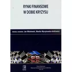 RYNKI FINANSOWE W DOBIE KRYZYSU - Wyższa Szkoła Bankowa Gdańsk