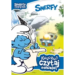 SMERFY I CZARUJ-KULA. KOLORUJ, CZYTAJ, NAKLEJAJ - Egmont