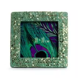 RAMKA NA ZDJĘCIA KWADRATOWA PEACOCK 10 X 10 CM - Panon