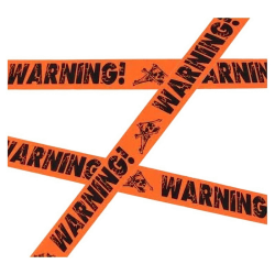 TAŚMA OZDOBNA WARNING! 5,5 M - Godan