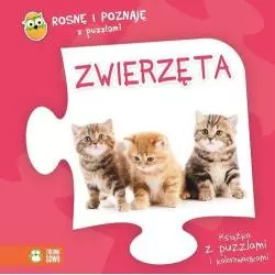 ROSNĘ I POZNAJĘ Z PUZZLAMI ZWIERZĘTA 1+ - Zielona Sowa