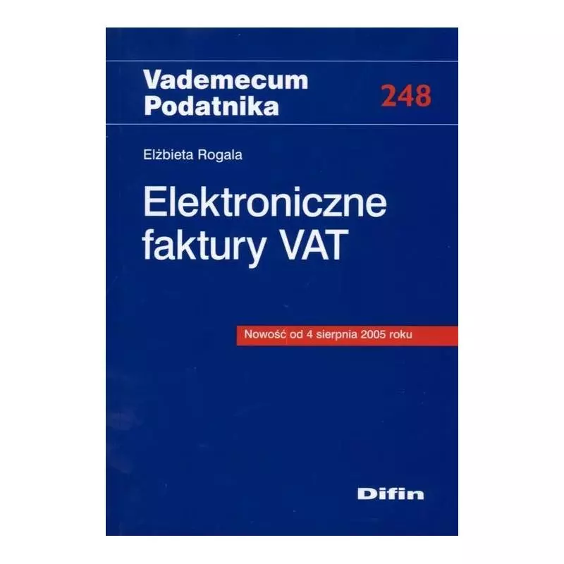 ELEKTRONICZNE FAKTURY VAT Elżbieta Rogala - Difin