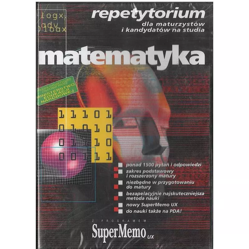 MATEMATYKA REPETYTORIUM NA PŁYCIE CD DLA MATURZYSTÓW I KANDYDATÓW NA STUDIA - SuperMemo World