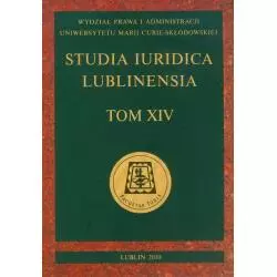 STUDIA IURIDICA LUBLINENSIA XIV - UMCS