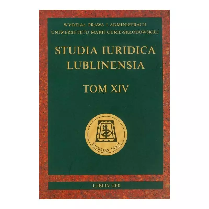 STUDIA IURIDICA LUBLINENSIA XIV - UMCS