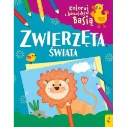 KOLORUJ Z KACZUSZKĄ BASIĄ ZWIERZĘTA ŚWIATA Justyna Jednoróg - Wilga