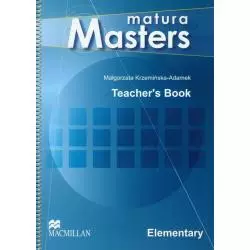 MATURA MASTERS ELEMENTARY TEACHERS BOOK Małgorzata Krzemińska-Adamek - Macmillan