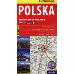 POLSKA MAPA SAMOCHODOWA 1:700 000 - ExpressMap