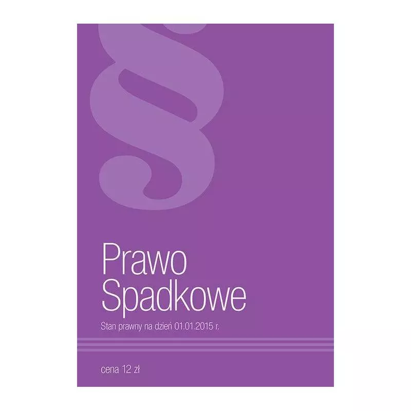 PRAWO SPADKOWE 2015 - Norma
