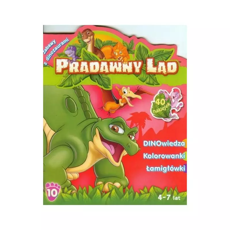 PRADAWNY LĄD ZABAWY Z DINOZAURAMI 4+ - Media Service Zawada