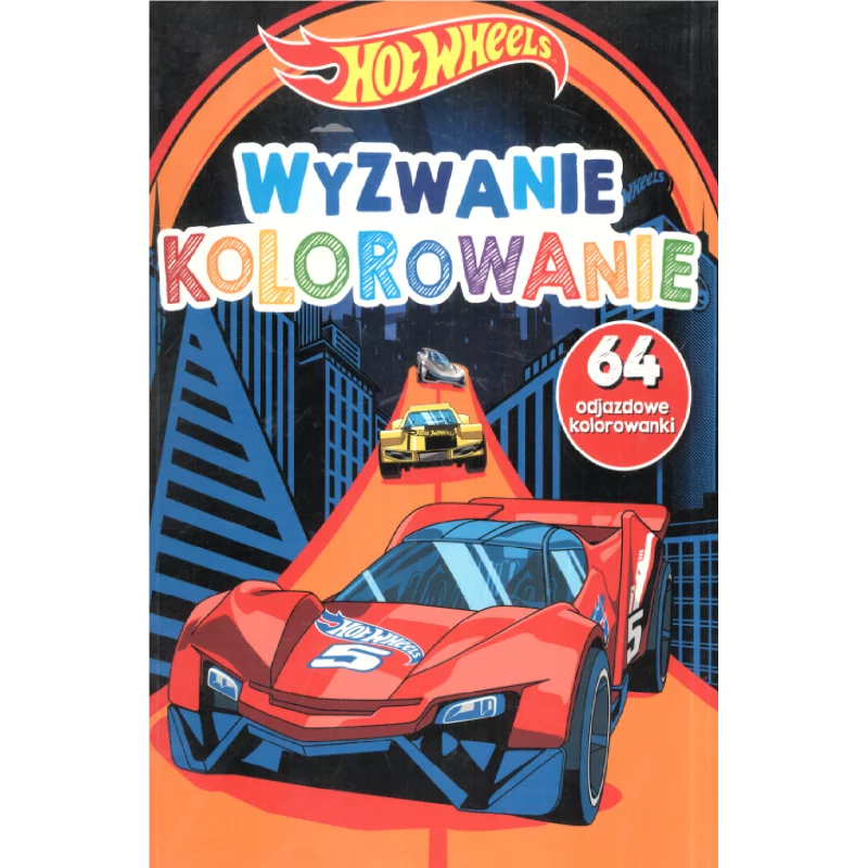 KOT WHEELS WYZWANIE KOLOROWANIE 4+ - Olesiejuk