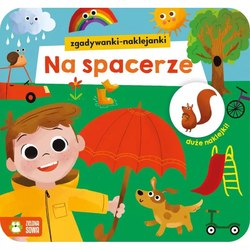ZGADYWANKI-NAKLEJANKI NA SPACERZE 1+ - Zielona Sowa