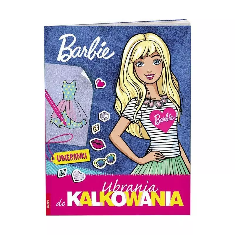 BARBIE UBRANIA DO KOLOROWANIA - Ameet