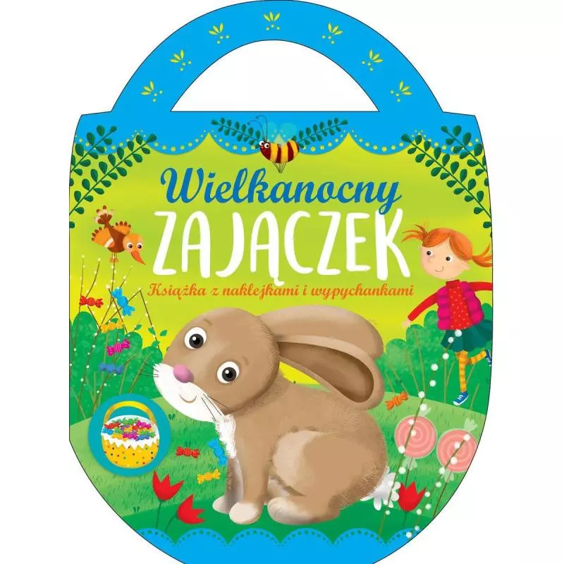 WIELKANOCNY ZAJĄCZEK KSIĄŻKA Z NAKLEJKAMI Urszula Kozłowska - Olesiejuk