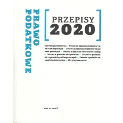 PRAWO PODATKOWE PRZEPISY 2020 - od.nowa