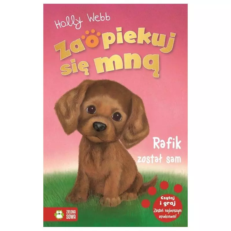 ZAOPIEKUJ SIĘ MNĄ RAFIK ZOSTAŁ SAM 6+ Holly Webb - Zielona Sowa