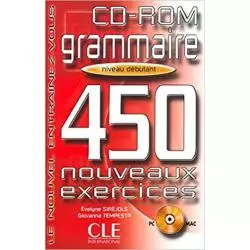 CD-ROM GRAMMAIRE 450 NOUVEAUX EXERCISES - Cle International