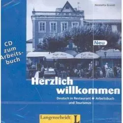 HERZLICH WILKOMMEN DEUTSCH IN RESTAURNT LEHRBUCH UND TOURISMUS 2 CD - Langenscheidt