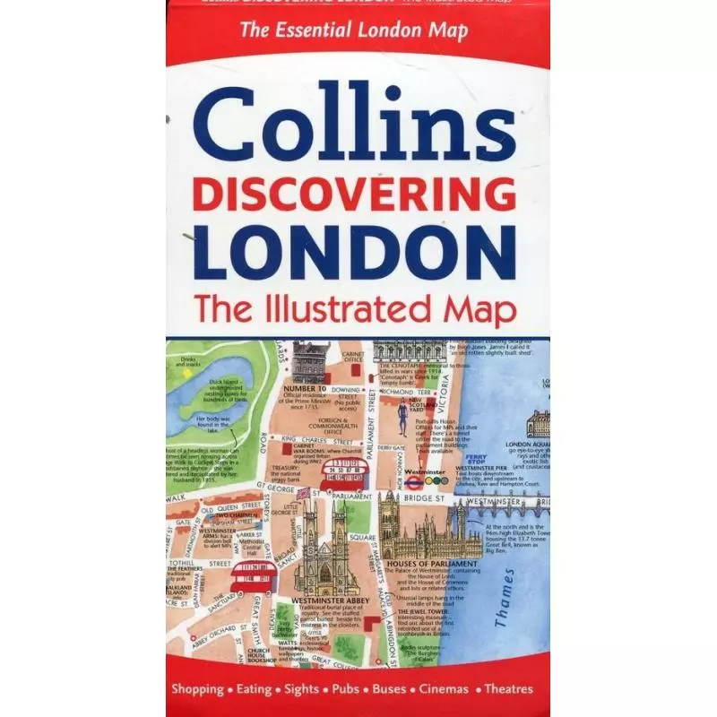 DISCOVERING LONDON ILLUSTRATED MAP - HarperCollins