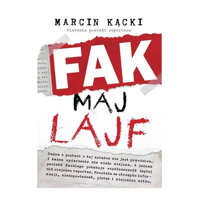 FAK MAJ LAJF Marcin Kącki - Znak