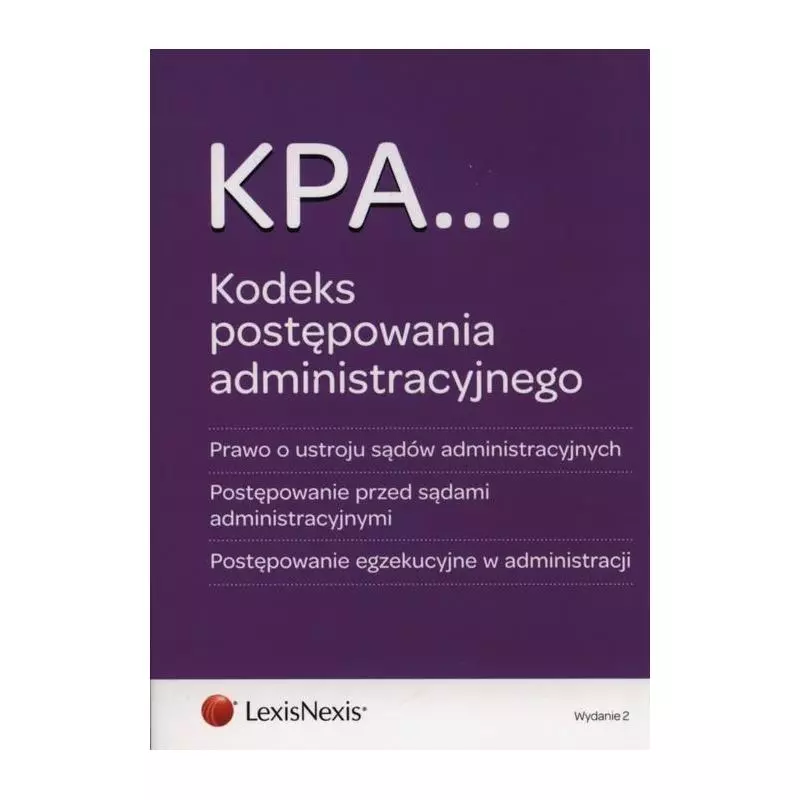 KODEKS POSTĘPOWANIA ADMINISTRACYJNEGO - LexisNexis