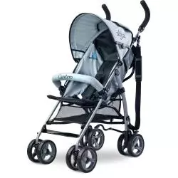 WÓZEK SPACEROWY SPACERÓWKA CARETERO ALFA BLACK 6M+ - Caretero