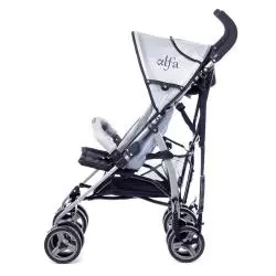 WÓZEK SPACEROWY SPACERÓWKA CARETERO ALFA BLACK 6M+ - Caretero