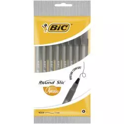 DŁUGOPIS CZARNY 8 SZT. BIC ROUND - BiC