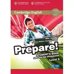 CAMBRIDGE ENGLISH PREPARE! 5 PODRĘCZNIK - Cambridge University Press
