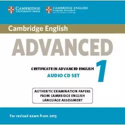 CAMBRIDGE ENGLISH ADVANCED 1 AUDIO CD - Cambridge University Press